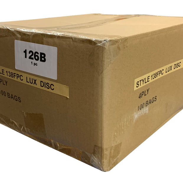 Paper Vacuum Bag for Electrolux Discovery Prolux - Style U AirPlus - Box of 100 Bags - Bulk - 138FPC*