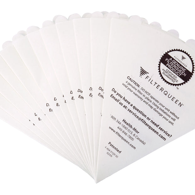 Cone Shape Paper Bag for Filter Queen Vacuum - Pack of 12 Bags + 2 Motor Filters - 5404011900