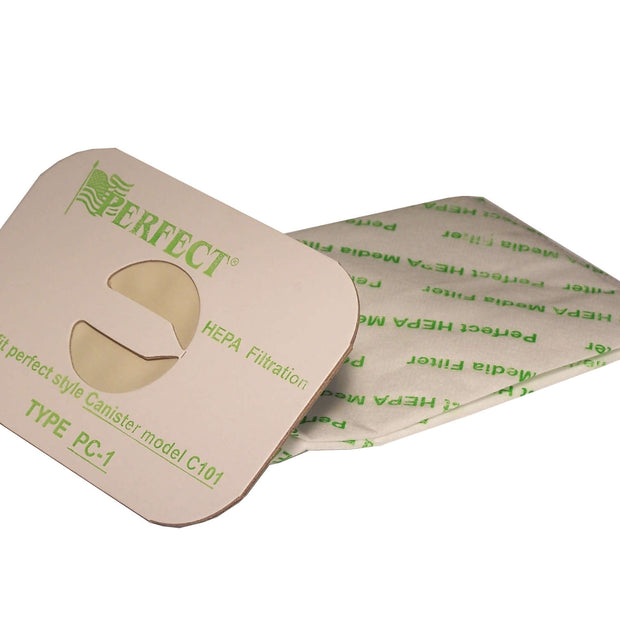 Microfilter Hepa Vacuum Bag for Electrolux Canister Vacuum Cleaner Style C (All Models) and Perfect C101, C103 & C104 - Pack of 9 Bags - VAC15