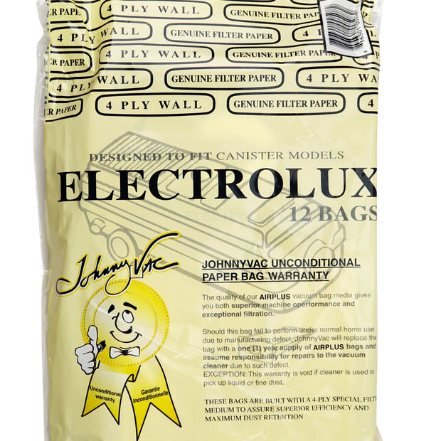 Paper Bag for Electrolux Canister Vacuum - Style C AirPlus - Pack of 12 Bags