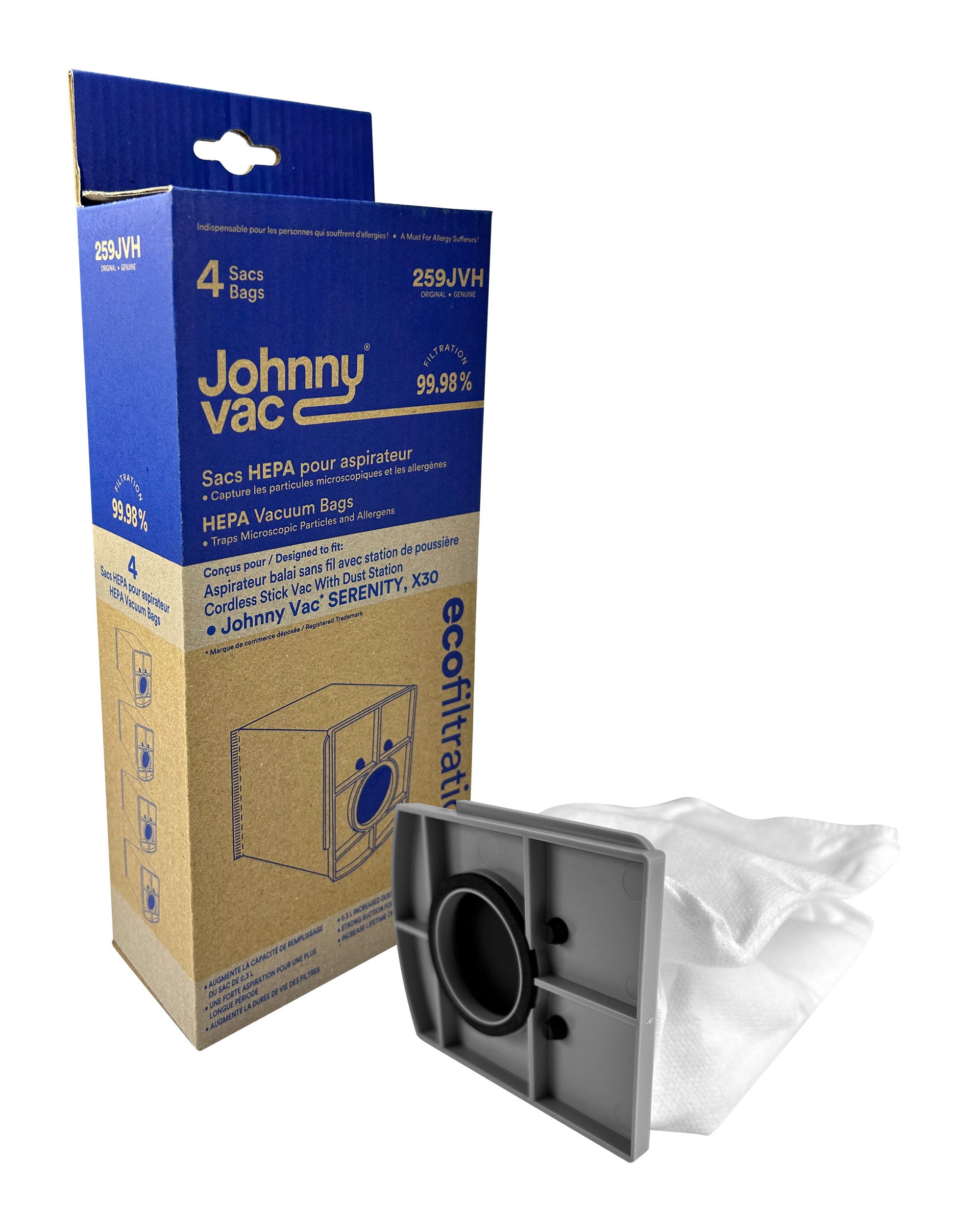 DUST BAG STATION JV259 PK4  SERENITY  I30
