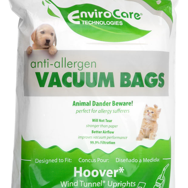 Microfilter Bag for Hoover, Wind Tunnel Type Y Upright Vacuum - Pack of 3 Bags - Envirocare A856