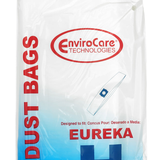 Paper Bag for Eureka Type H Vacuum - Pack of 3 Bags + 3 Filters - Envirocare 320SW