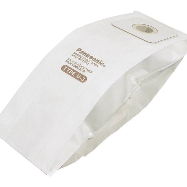 Paper Bag for Panasonic Type U-3 Vacuum - Pack of 6 Bags