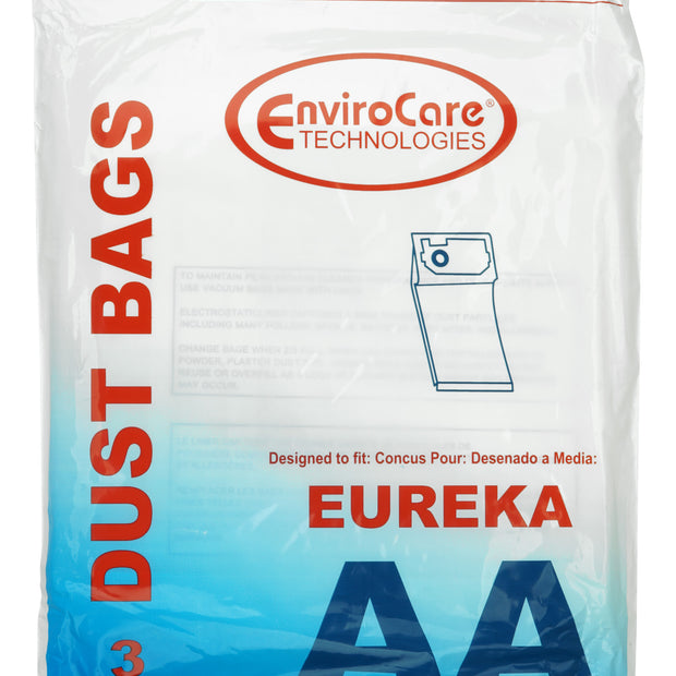 Paper Bag for Eureka Type AA Vacuum - Pack of 3 Bags - Envirocare 158SW