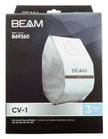 PAPER Microfilter Bags for Beam B69360 CV-1 Central Vacuum Cleaner - Pack of 3 Bags