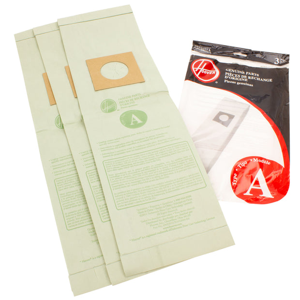 Paper Bag for Hoover Type A Vacuum - Pack of 3 Bags - 43655010