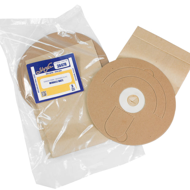Paper Bag for Miracle Mate Vacuum - Pack of 3 Bags