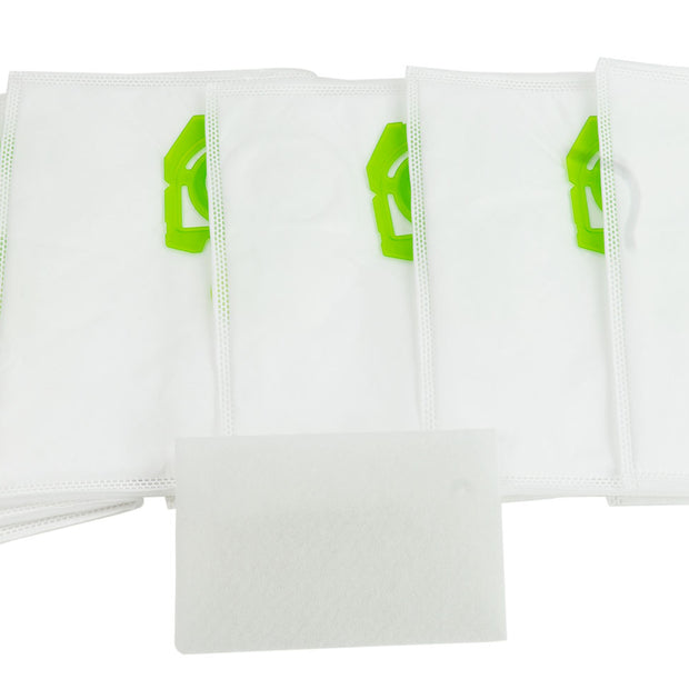 HEPA Microfilter Bag for Zelmer VC1500/VC2500 Vacuum - Pack of 5 Bags + 1 Filter
