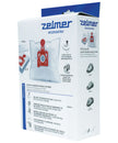 Hepa Bag for Canister Zelmer Vacuum VC3000, VC4000 et VC5000 - Pack of 4 Bags + 1 Filter
