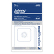 HEPA Microfilter Bag for Central Vacuum Johnny Vac, Rhinovac, Nutone, Hoover, Kenmore and Many More - Pack of 3 Bags
