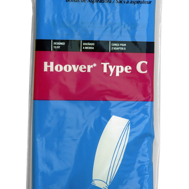 Hoover Paper Vacuum Bags - Type C - 3 bags per package