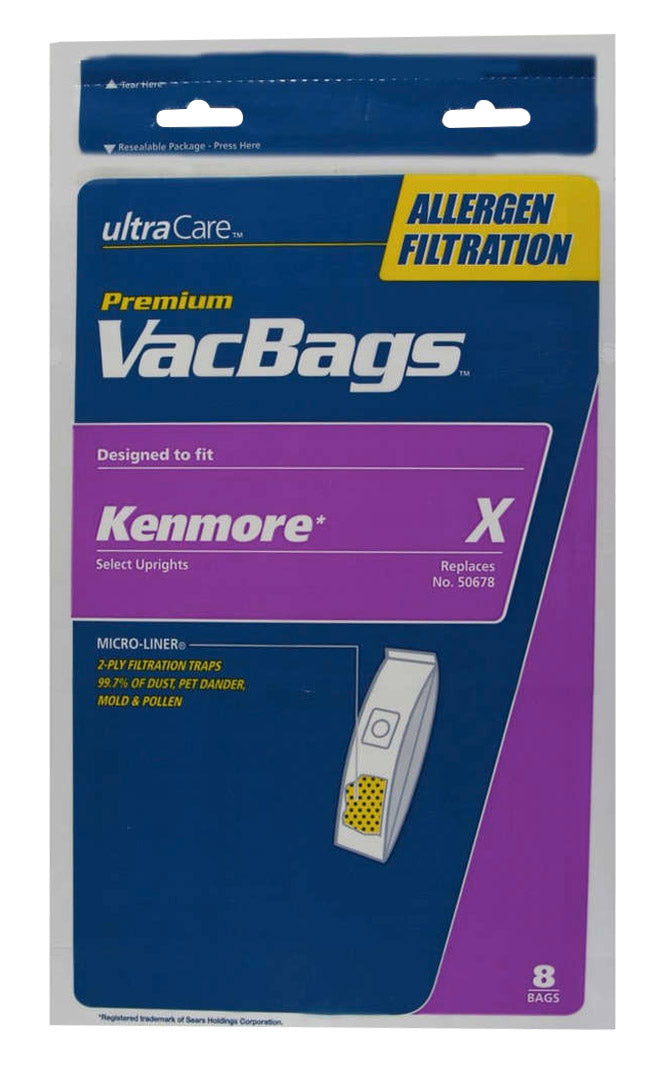 Paper Bag for Kenmore Upright Vacuum - Pack of 6 Bags - 5067