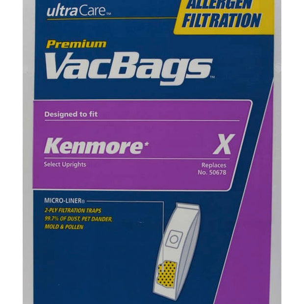 Paper Bag for Kenmore Upright Vacuum - Pack of 6 Bags - 5067