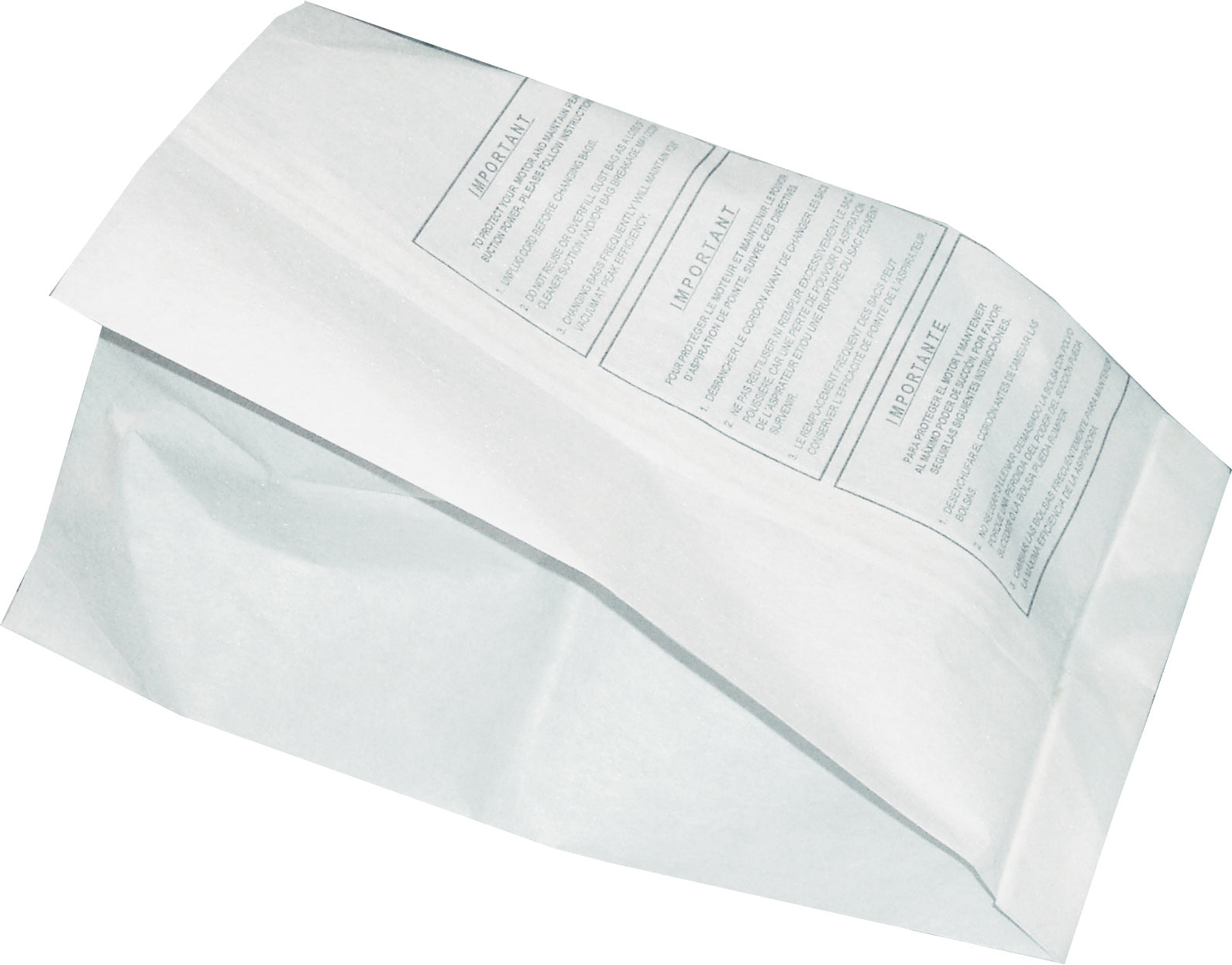 Paper Bag for GE & Premier Swivel Top Vacuum - Pack of 5 Bags - Envirocare 220SW