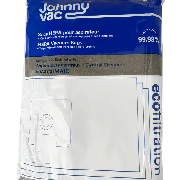 HEPA Microfilter Bag for Vacumaid Vacuum - Pack of 3 Bags - Envirocare VM12G-H