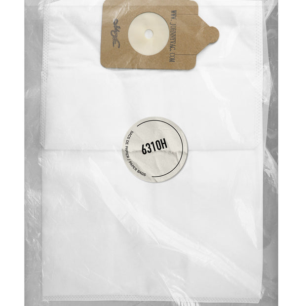 HEPA Microfilter Bag for Johnny Vac JV402 and Numatic NVM2B2 Vacuum - Pack of 5 Bags