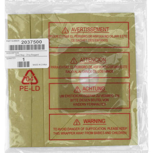 Paper Bag for Bissell 22Q3 Vacuum - 203-7500