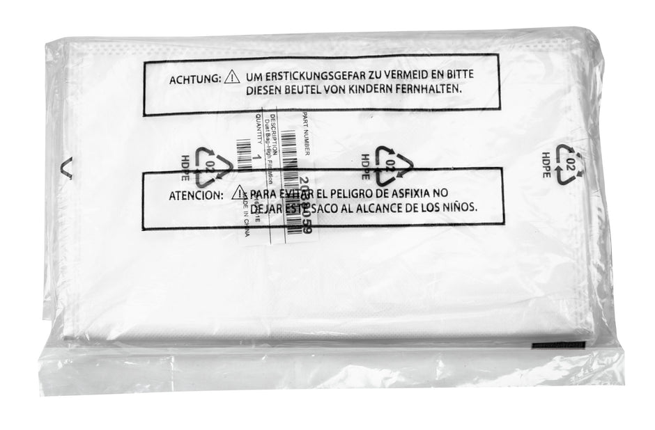 HEPA High Filtration Vacuum Bags for Bissell OptiClean Vacuums - 42Q8 - Pack of 3