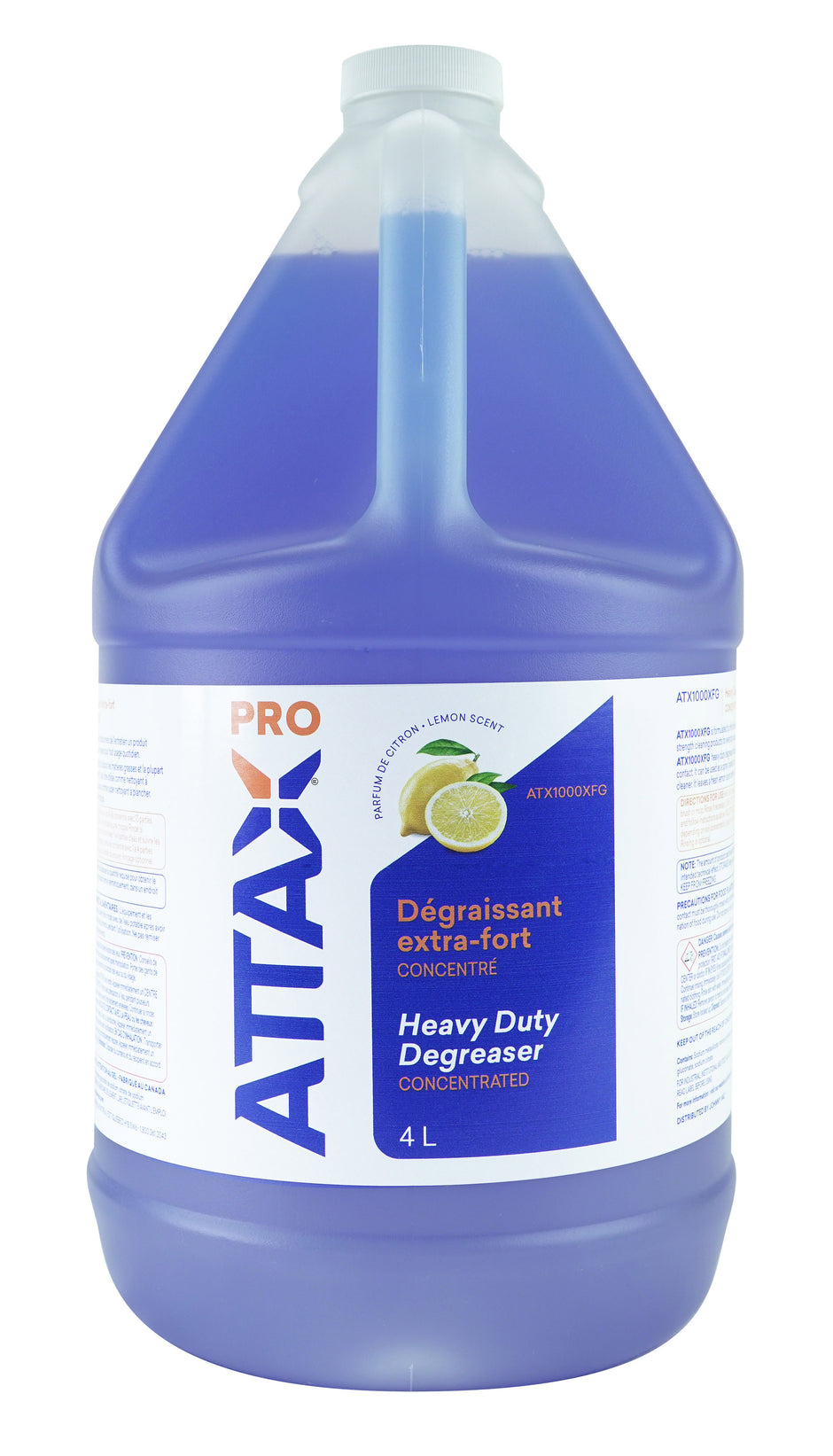 Heavy Duty Degreaser (Concentrated) - 1,06 gal (4 L) - Attax Â® Pro