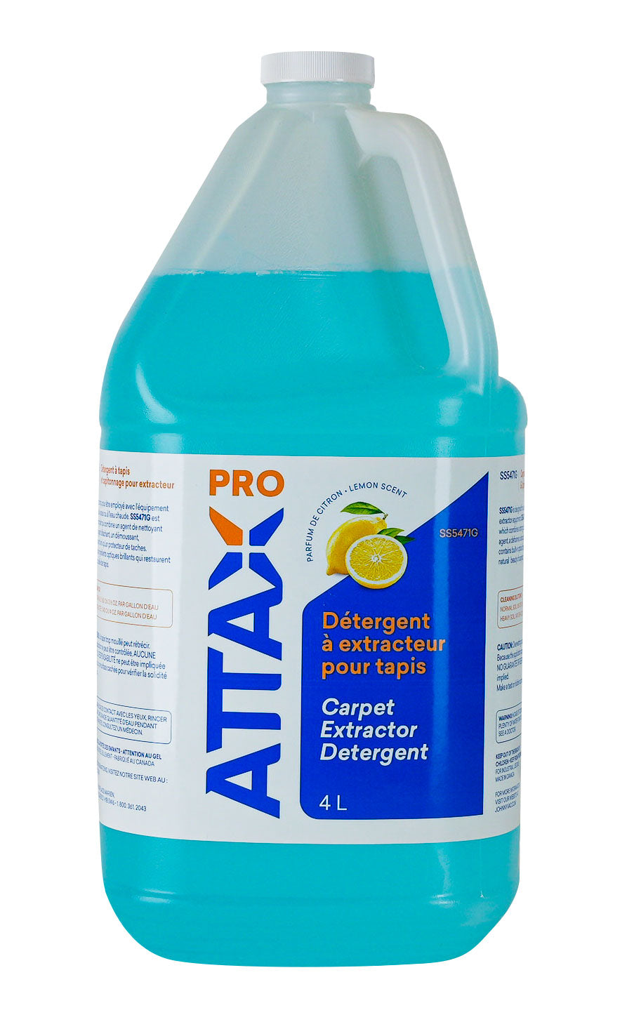 Carpet Extractor Detergent - 1,06 gal (4 L) - Attax Â® Pro