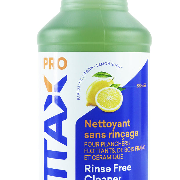 Rinse-Free Cleaner - for Laminated, Hardwood and Ceramic Floors - 33.8 oz (1 L) - Ready to Use - Attax Â® Pro