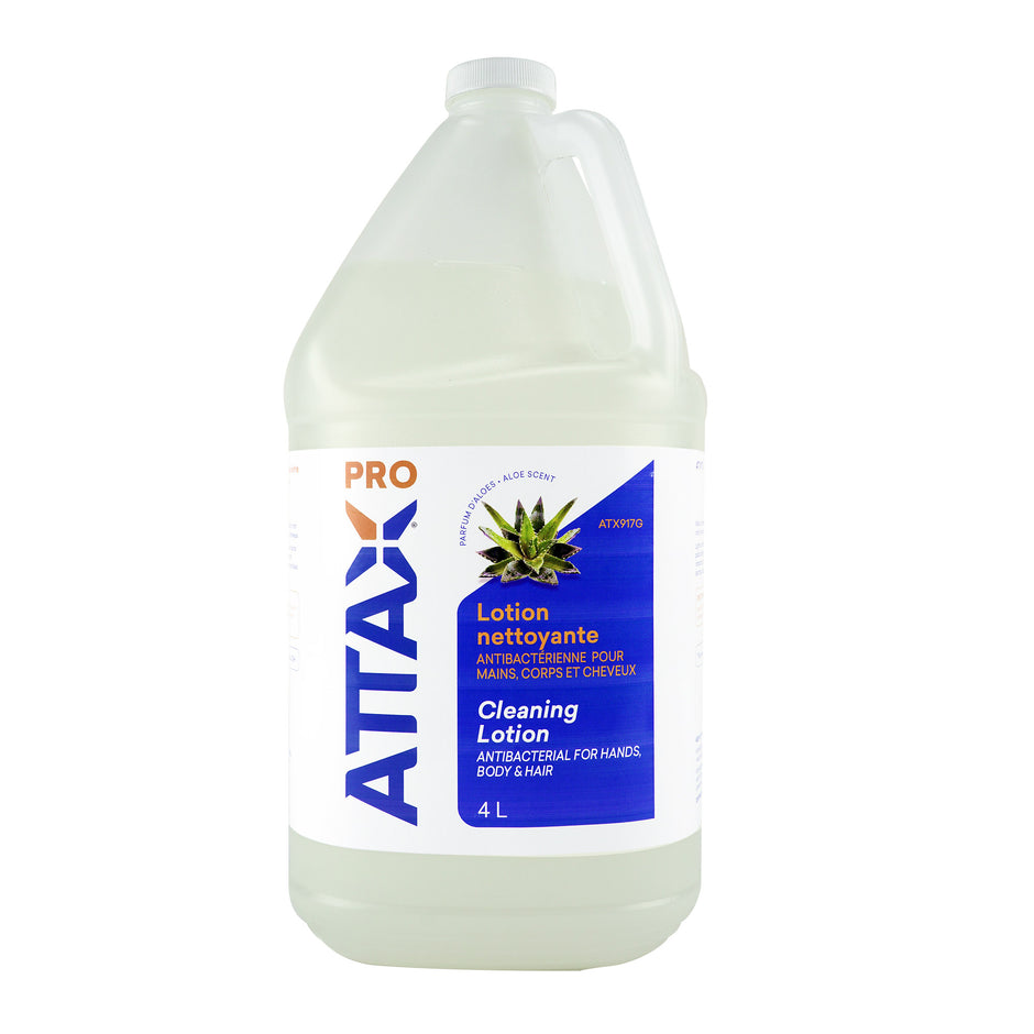 Antibacterical Cleaning Lotion for Hands, Body & Hair - 1,06 gal (4 L) - Attax Â® Pro