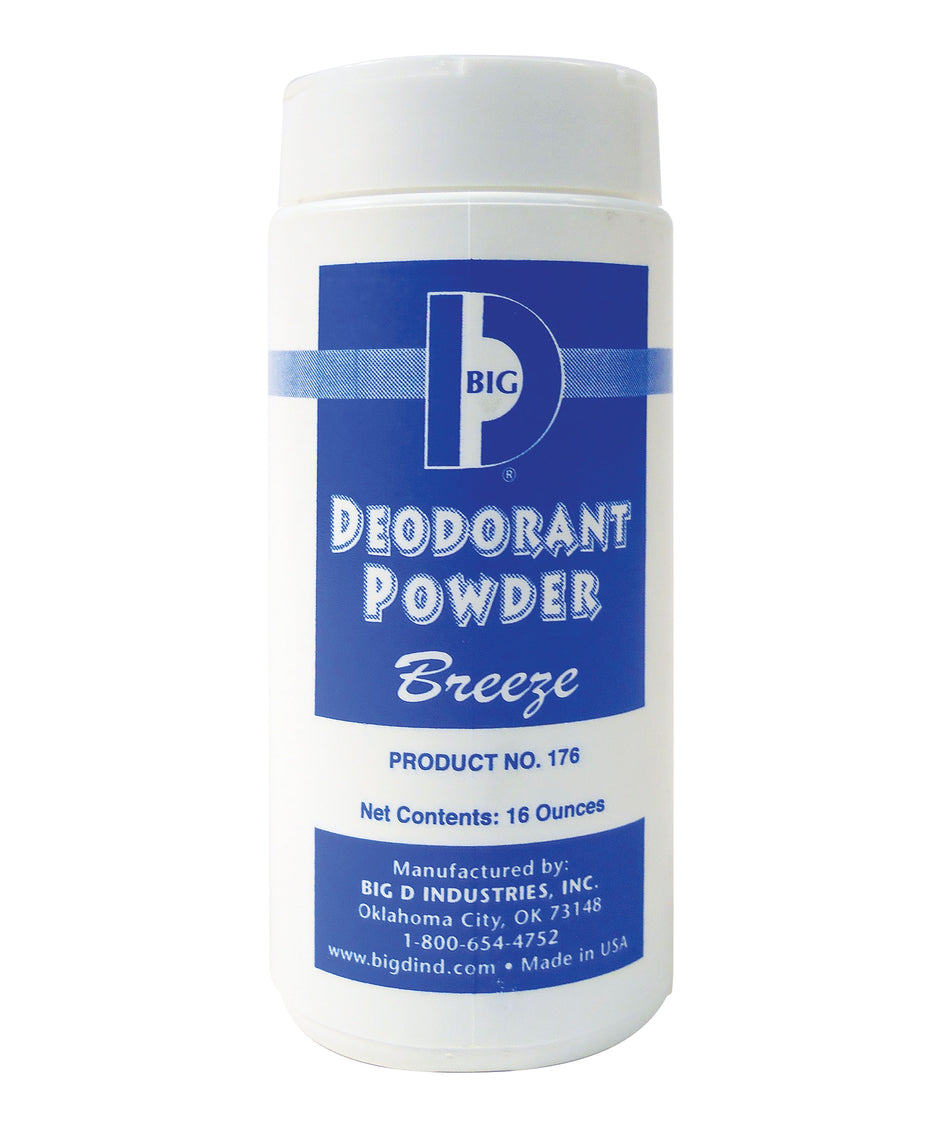 Deodorant Powder - Breeze - 16 oz (454 G) - Big D 176
