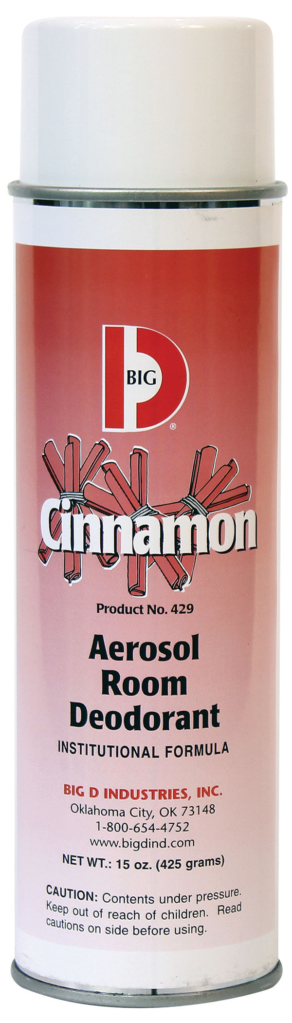 Aerosol Deodorant - Cinnamon - 15 oz (425 g) - Big D 429