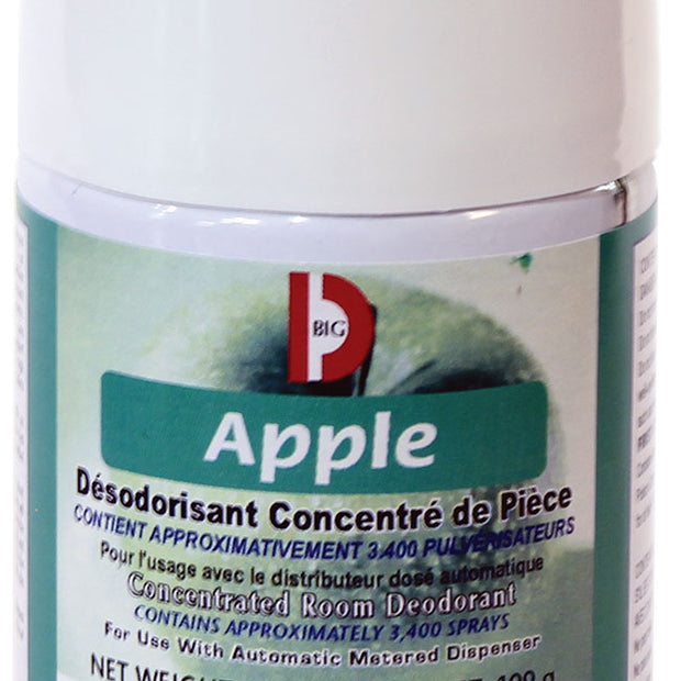 Metered Concentrated Room Deodorant - Apple - 3400 Sprays - 7 oz (199 G) Big D 467
