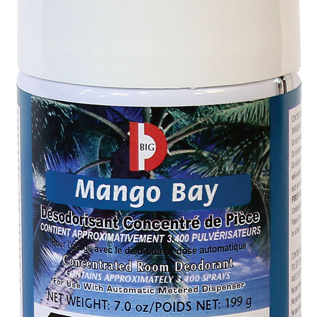 Metered Concentrated Room Deodorant - Mango - 3400 Sprays - 7 oz (199 G) Big D 473