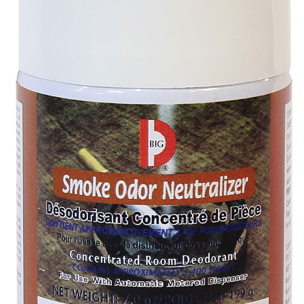 Metered Concentrated Room Deodorant - Smoke Odor Neutralizer - 3400 Sprays - 7 oz (199 G) Big D 474