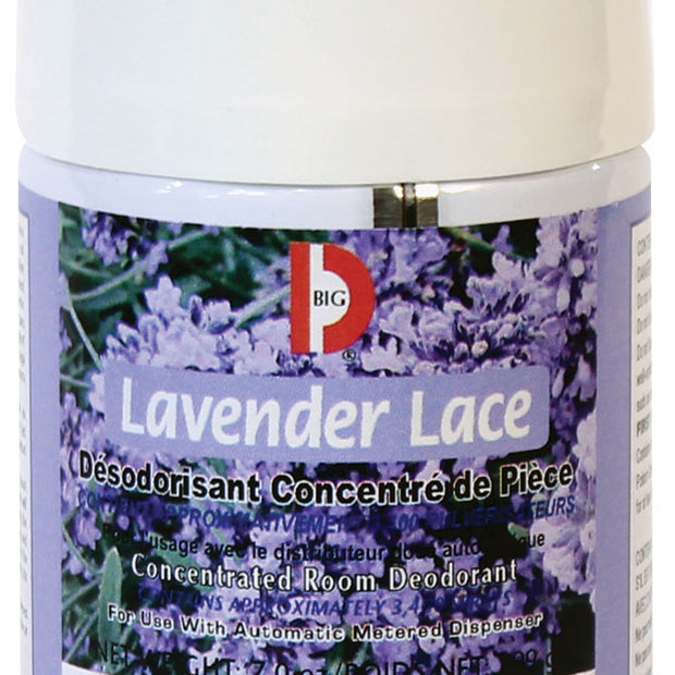 Metered Concentrated Room Deodorant - Lavendar Lace - 3400 Sprays - 7 oz (199 G) Big D 483