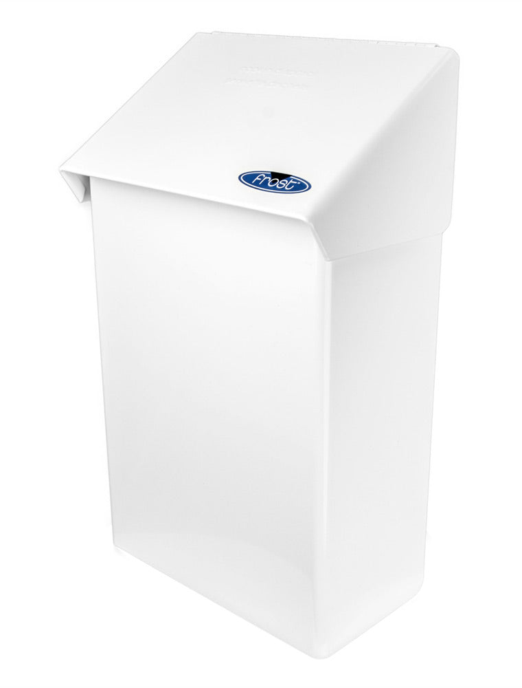 Sanitary Towel Garbage Can - White Finish - Frost