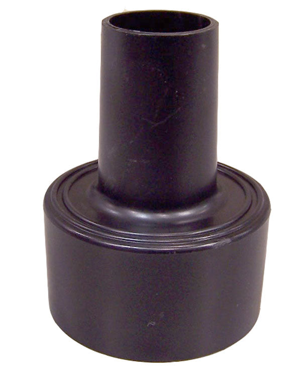 2Â½ HOSE ADAPTOR - MACHINE SIDE - SHOP VAC - BLACK