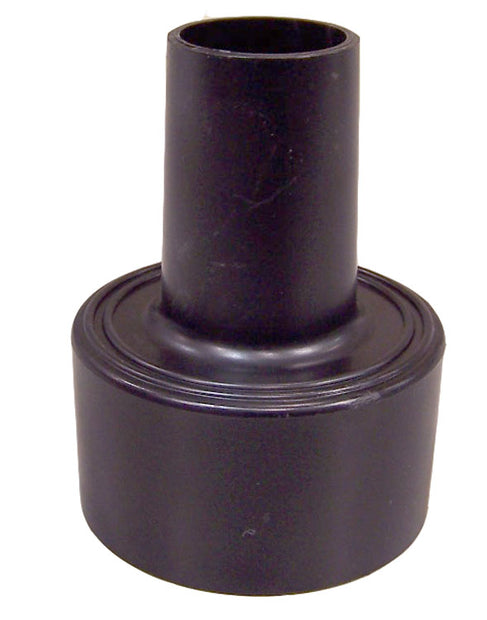2Â½ HOSE ADAPTOR - MACHINE SIDE - SHOP VAC - BLACK