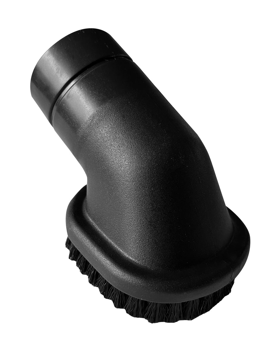 Dusting brush with nylon bristles - Round - Black - 1Â¼" (3.17 cm)