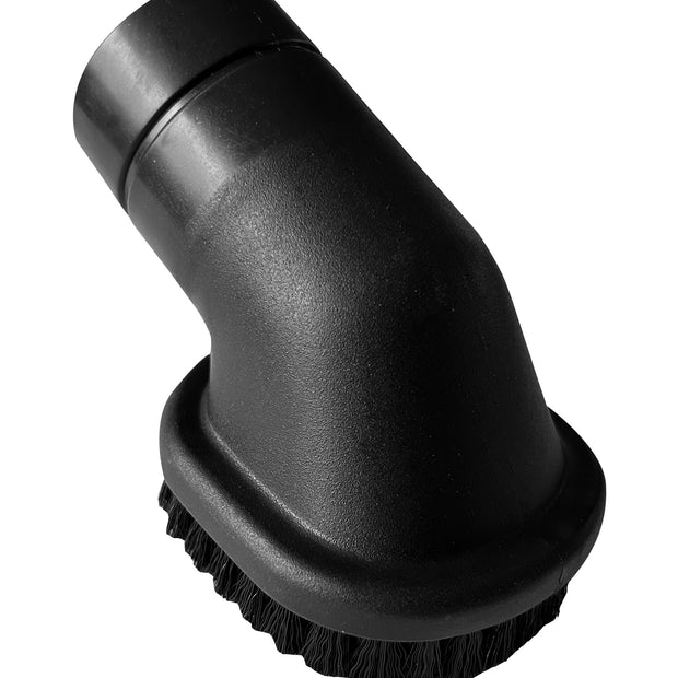 Dusting brush with nylon bristles - Round - Black - 1Â¼" (3.17 cm)