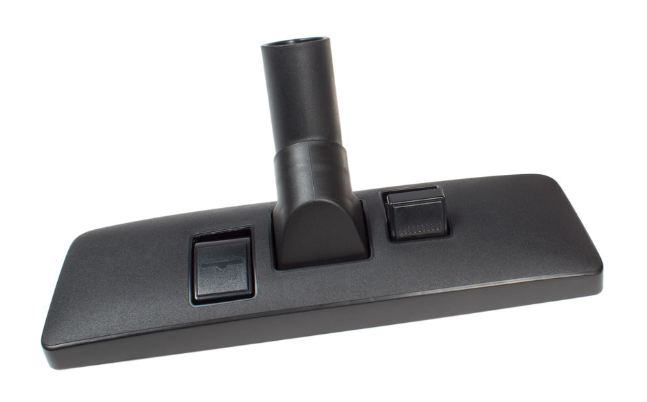 Combined Carpet and Floor Brush - 12" (30.4 cm) - 1 1/4" (32 mm) dia - Black