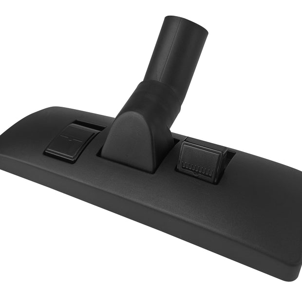 Carpet and Floor Brush - 10.5" (26.6 cm) - 1 1/4" (32 mm) dia - Plastic Plate - Black