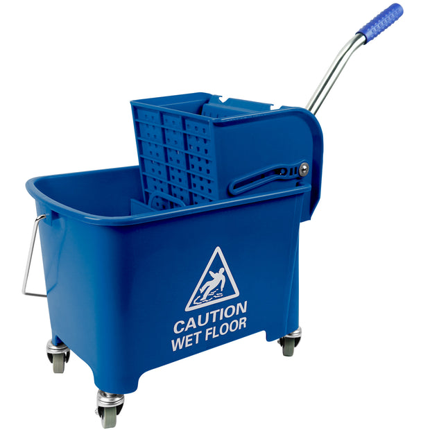 Side Press Wringer Bucket Combo - 5 gal (21 L) - Blue