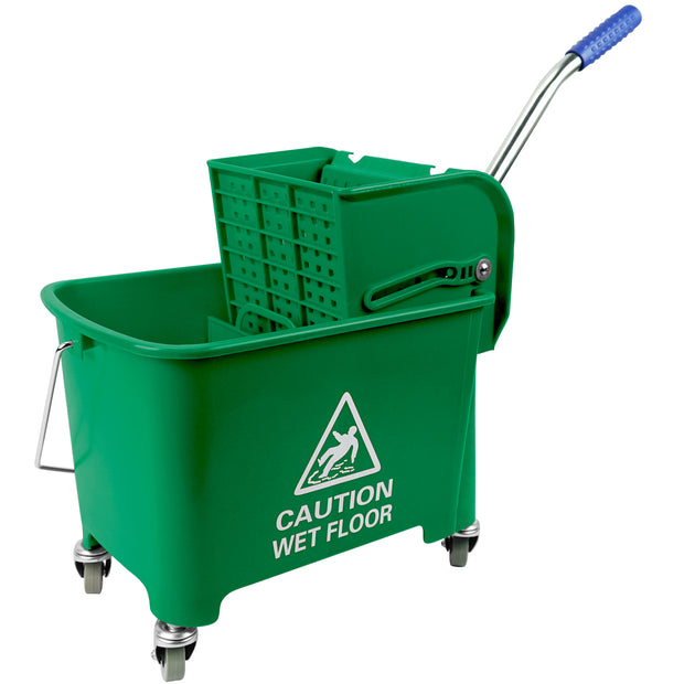 Side Press Wringer Bucket Combo - 4.6 gal (21 L) - Green