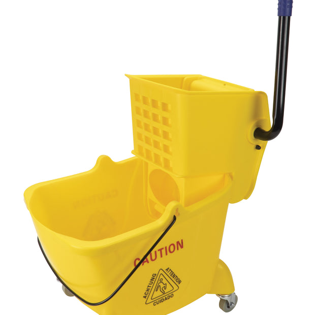 Sidepress Wringer Bucket Combo - 6,8 gal (26 L) - Yellow
