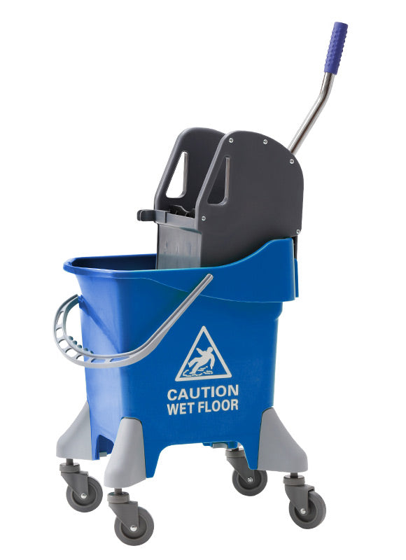 Deluxe DOWNPRESS Wringer Bucket Combo - 8 gal (31 L) - Blue
