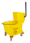 Sidepress Wringer Bucket Combo - 8.5 gal (32 L) - Yellow