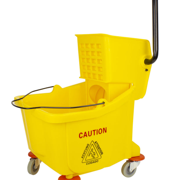 Sidepress Wringer Bucket Combo - 8.5 gal (32 L) - Yellow