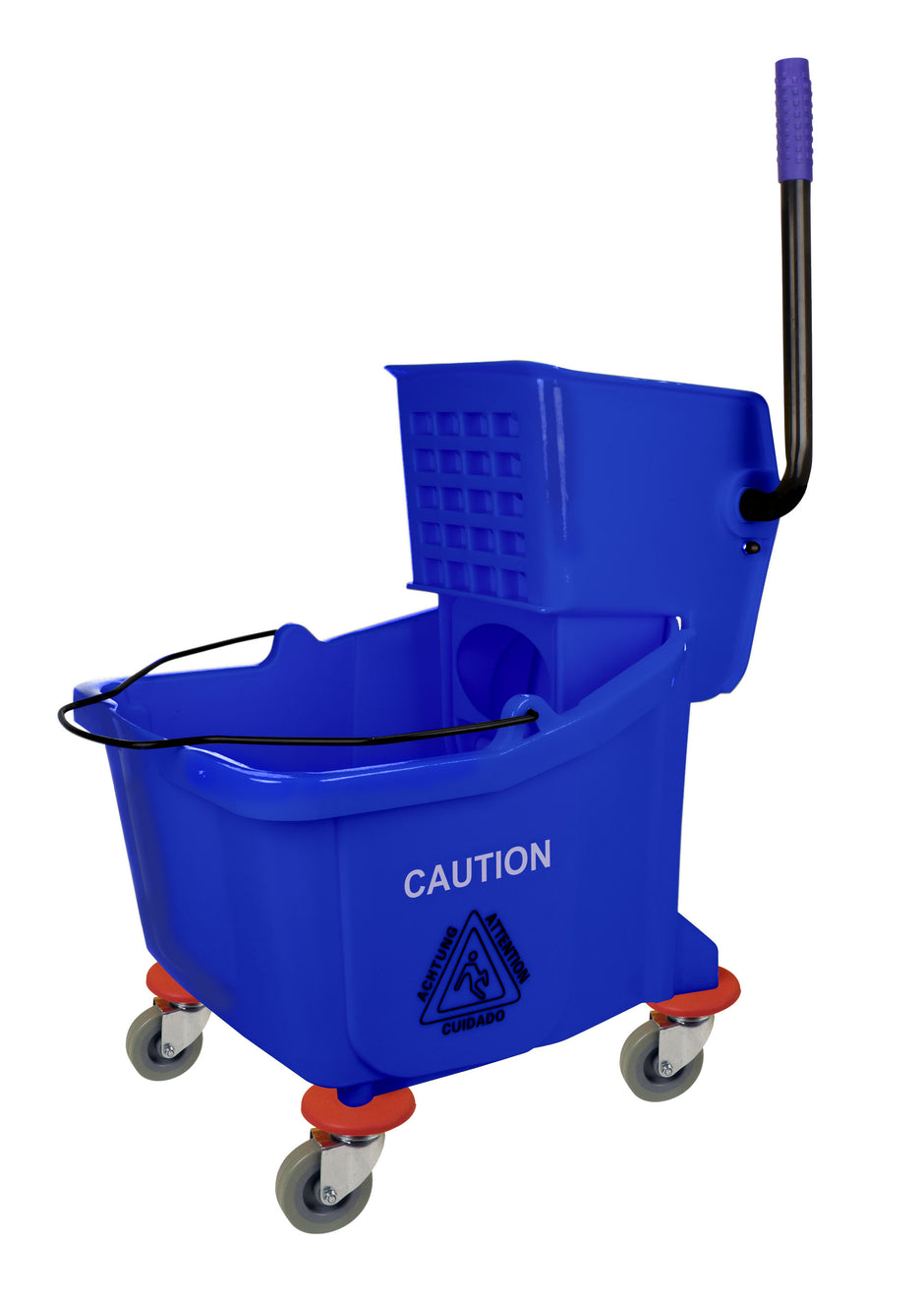 Sidepress Wringer and  Bucket Combo - 9.4 gal (36 L) - Blue
