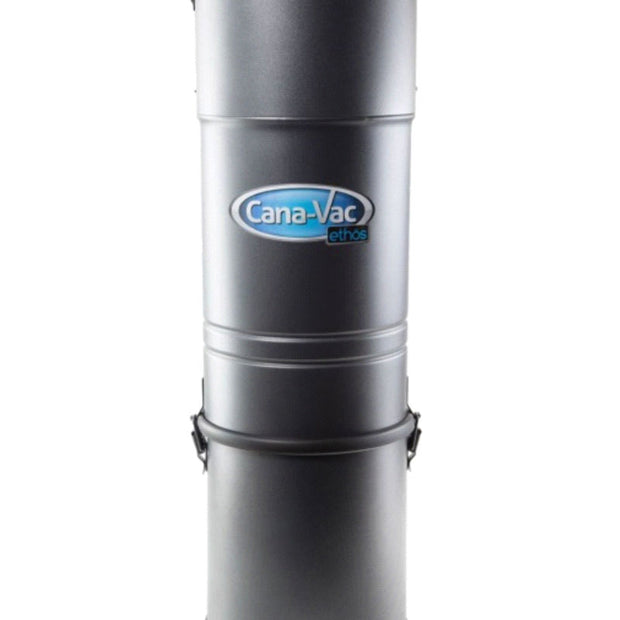 Central Vacuum - Canavac - Ethos C425 - Silent - 540 Airwatts - 4 gal (16 L) Tank Capacity - Wall Mount Bracket - Microtex Filter - HEPA Bag