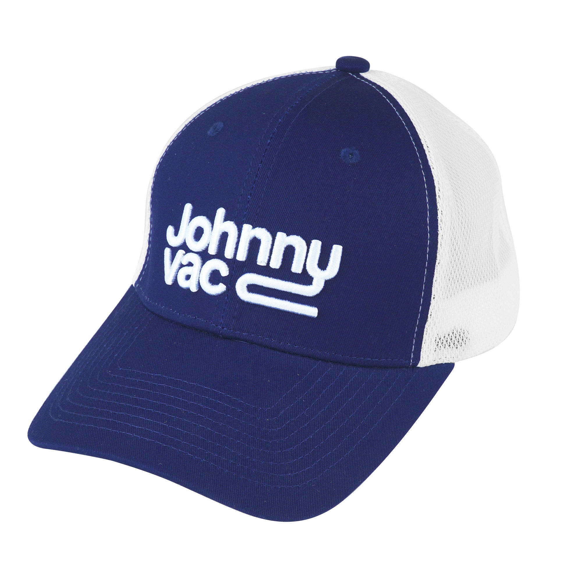 Johnny Vac Trucker Mesh Cap - Flexit 6511T - Navy/White - Large/X-Large