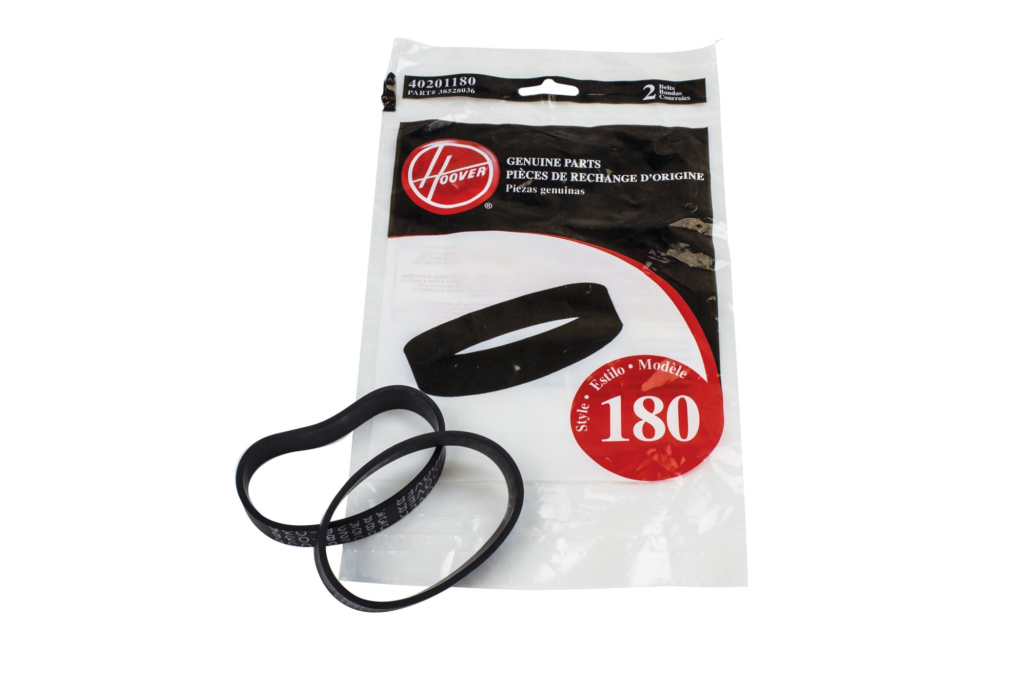 FLAT BELT - HOOVER CONQUEST OEM WINDTUNNEL - PKG/2